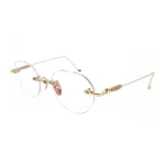 Chrome Hearts SOFFFFFFFFERS I Eyeglasses - Gold