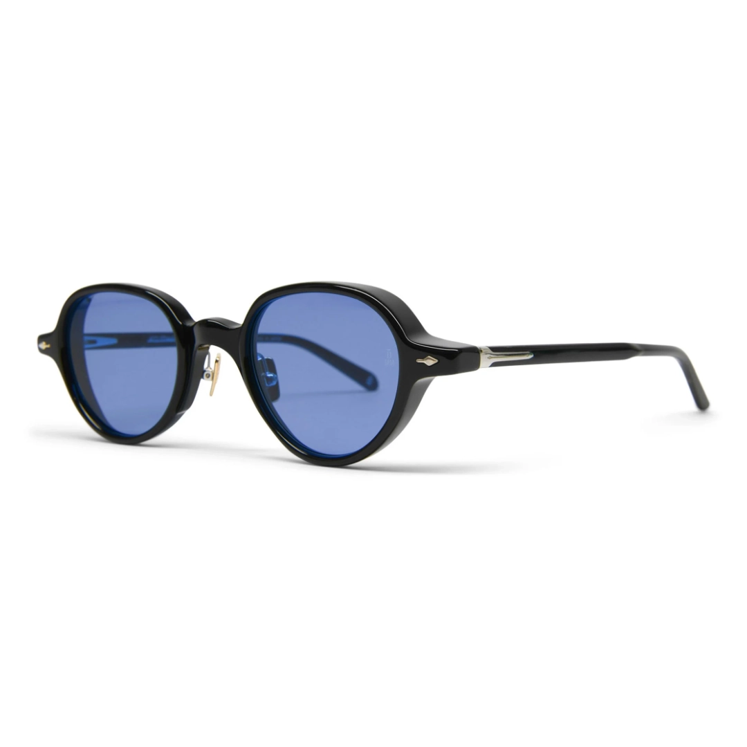 Jacques Marie Mage The Clark Marquina Black Blue Sunglasses